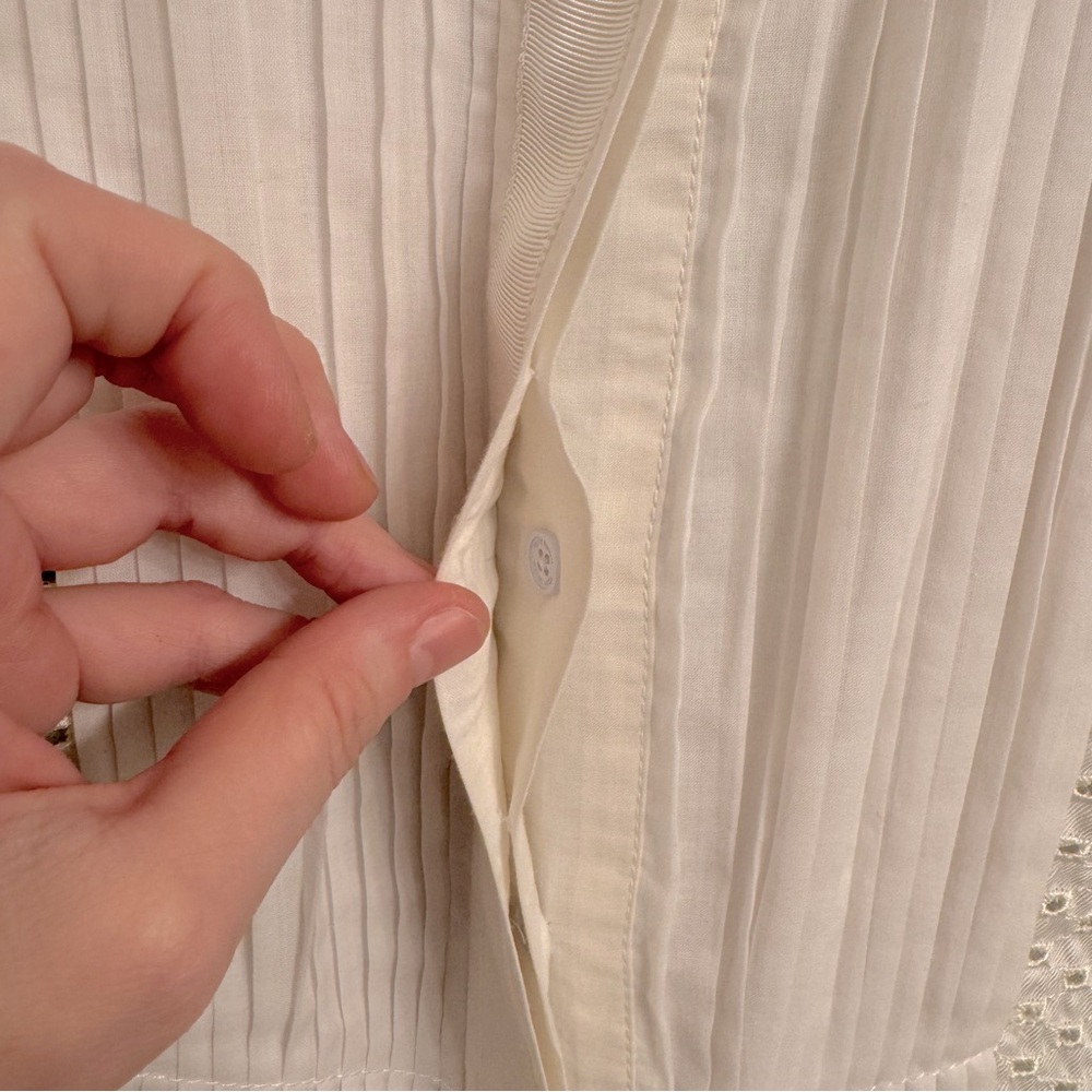 Tory Burch White Sleeveless Blouse - Picture 6 of 14